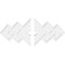 Ekena Millwork Zoe Architectural Grade PVC Ceiling Medallion, 32"W x 21 3/8"H x 3"ID x 10"C x 1"P, Two-Piece CMP32X21ZE2-03000 - alternate 3